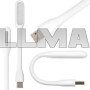 Гнучка USB лампа – ліхтарик USB LED Light біла